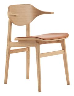 Bufala Dining Chair Eiche natur|Leder Dunes camel