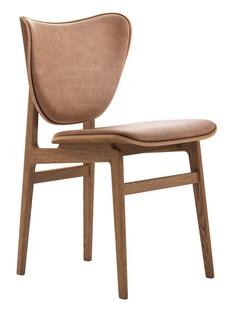 Elephant Dining Chair Eiche hell geräuchert|Leder Dunes camel