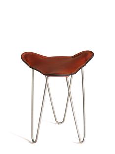 Trifolium Stool Cognac|Edelstahl