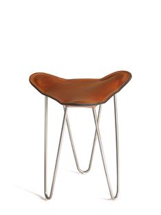 Trifolium Stool Haselnuss|Edelstahl