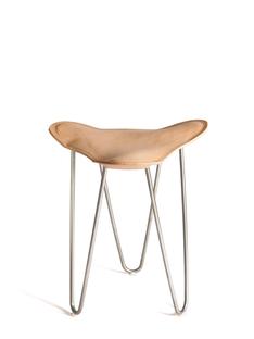 Trifolium Stool Natur|Edelstahl