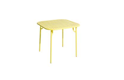 Week-End Tisch S (85 x 85 cm)|Gelb