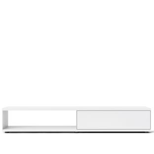 Flow Q Lowboard 200 cm|33,6 cm (Schublade)|Weiß