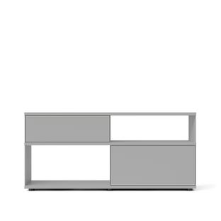 Flow Q Sideboard 160 cm|73,9 cm (1 Schublade und 1 Klappe)|Cool Grey