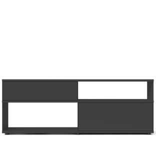 Flow Q Sideboard 200 cm|73,9 cm (1 Schublade und 1 Klappe)|Graphit