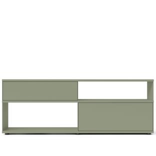 Flow Q Sideboard 200 cm|73,9 cm (1 Schublade und 1 Klappe)|Grün