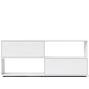 Flow Q Sideboard 200 cm|86,4 cm (2 Klappen)|Weiß