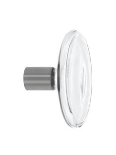 Bulb Garderobenhaken Mittel: Ø 12 cm|Clear