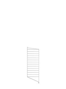 String System Bodenleiter Einzeln|85 x 30 cm|Grau