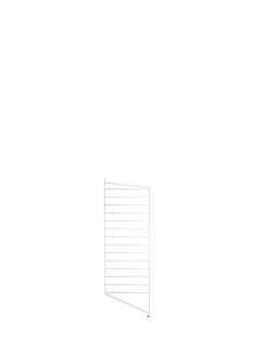 String System Bodenleiter Einzeln|85 x 30 cm|Weiß