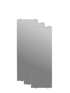 String System Regalböden (3er Pack) 58 x 20 cm|Grau lackiert