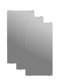String System Regalböden (3er Pack) 58 x 30 cm|Grau lackiert