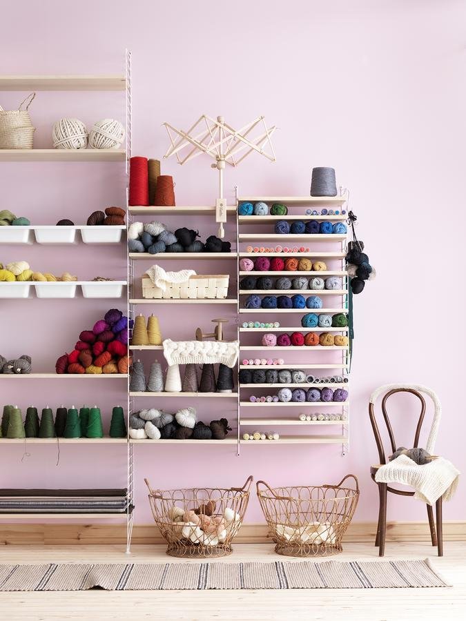 String Bowl Shelf von Kajsa & Nisse Strinning, 1949 Designermöbel von