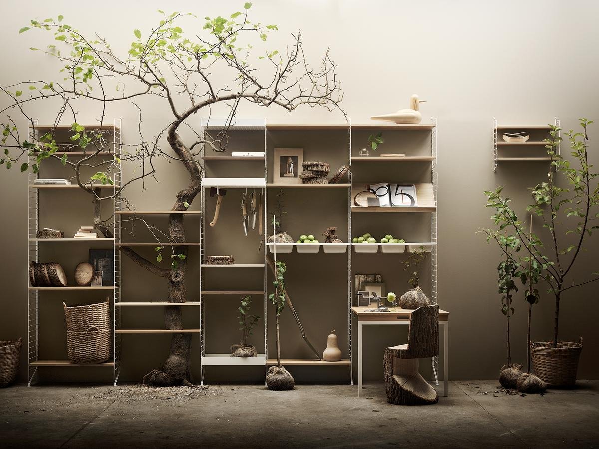 String Bowl Shelf von Kajsa & Nisse Strinning, 1949 Designermöbel von