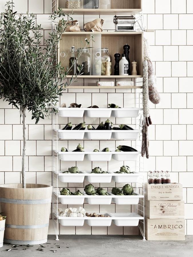 String Bowl Shelf von Kajsa & Nisse Strinning, 1949 Designermöbel von