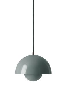 Flowerpot VP1 Pendelleuchte Stone blue