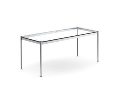 USM Haller Tisch 175 x 75 cm|Glas|Transparent