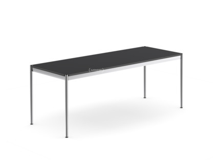 USM Haller Tisch 200 x 75 cm|Linoleum|Nero