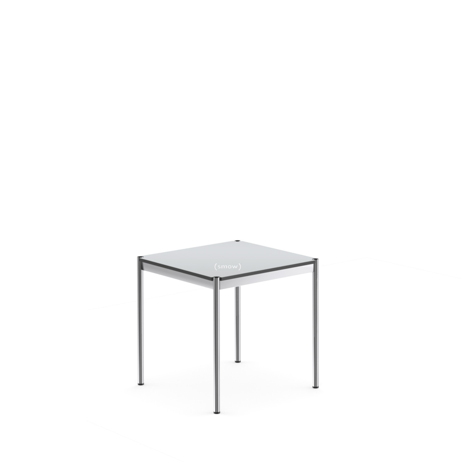 Usm Haller Tisch 75 X 75 Cm Kunstharz Perlgrau Von Fritz Haller Paul Scharer 1962 Designermobel Von Smow De