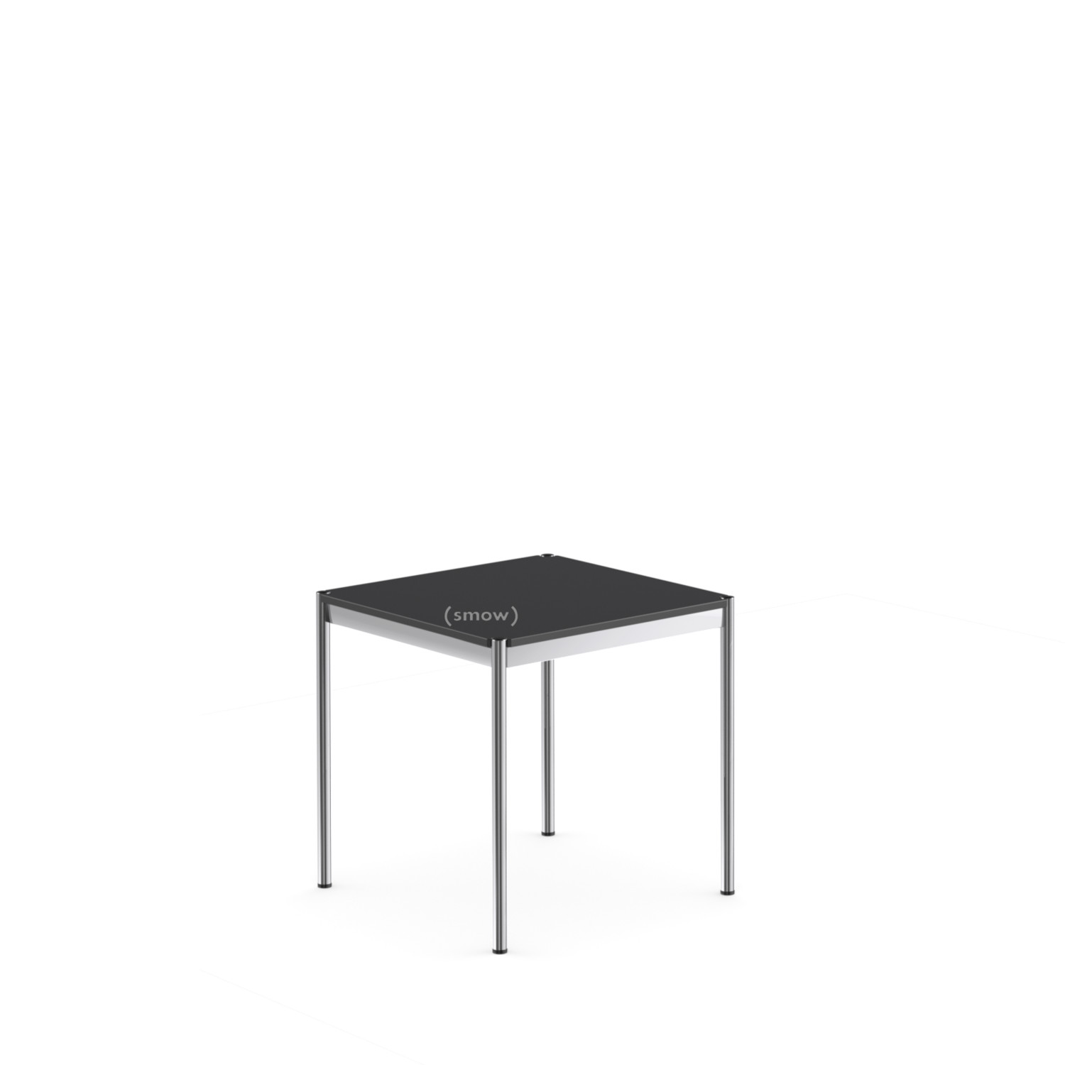 Usm Haller Tisch 75 X 75 Cm Linoleum Nero Von Fritz Haller Paul Scharer 1962 Designermobel Von Smow De
