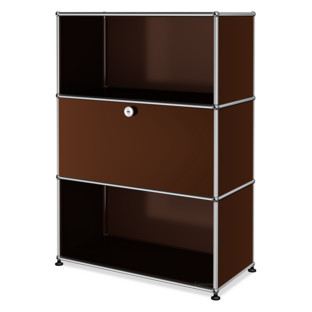 USM Haller Highboard M mit 1 Klappe USM braun