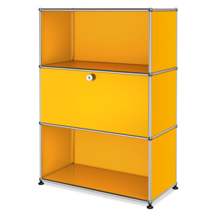 USM Haller Highboard M mit 1 Klappe Goldgelb RAL 1004