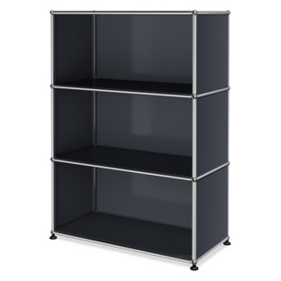 USM Haller Highboard M offen Anthrazitgrau RAL 7016