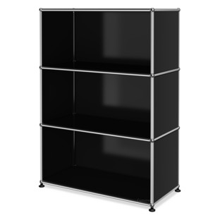 USM Haller Highboard M offen Graphitschwarz RAL 9011