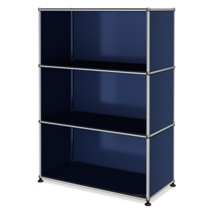 USM Haller Highboard M offen Stahlblau RAL 5011