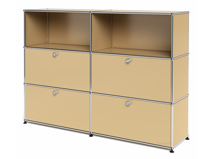 USM Haller Highboard L mit 4 Klappen USM beige