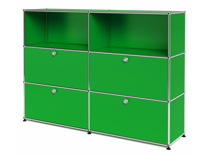 USM Haller Highboard L mit 4 Klappen USM grün