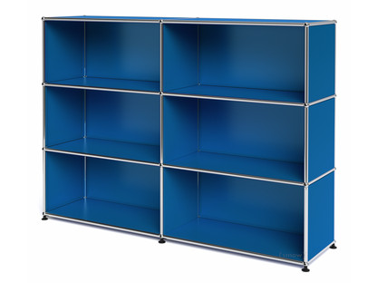 USM Haller Highboard L offen Enzianblau RAL 5010