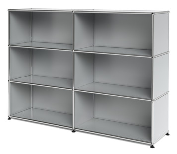 USM Haller Highboard L offen Lichtgrau RAL 7035