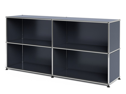 USM Haller Sideboard L offen Anthrazitgrau RAL 7016