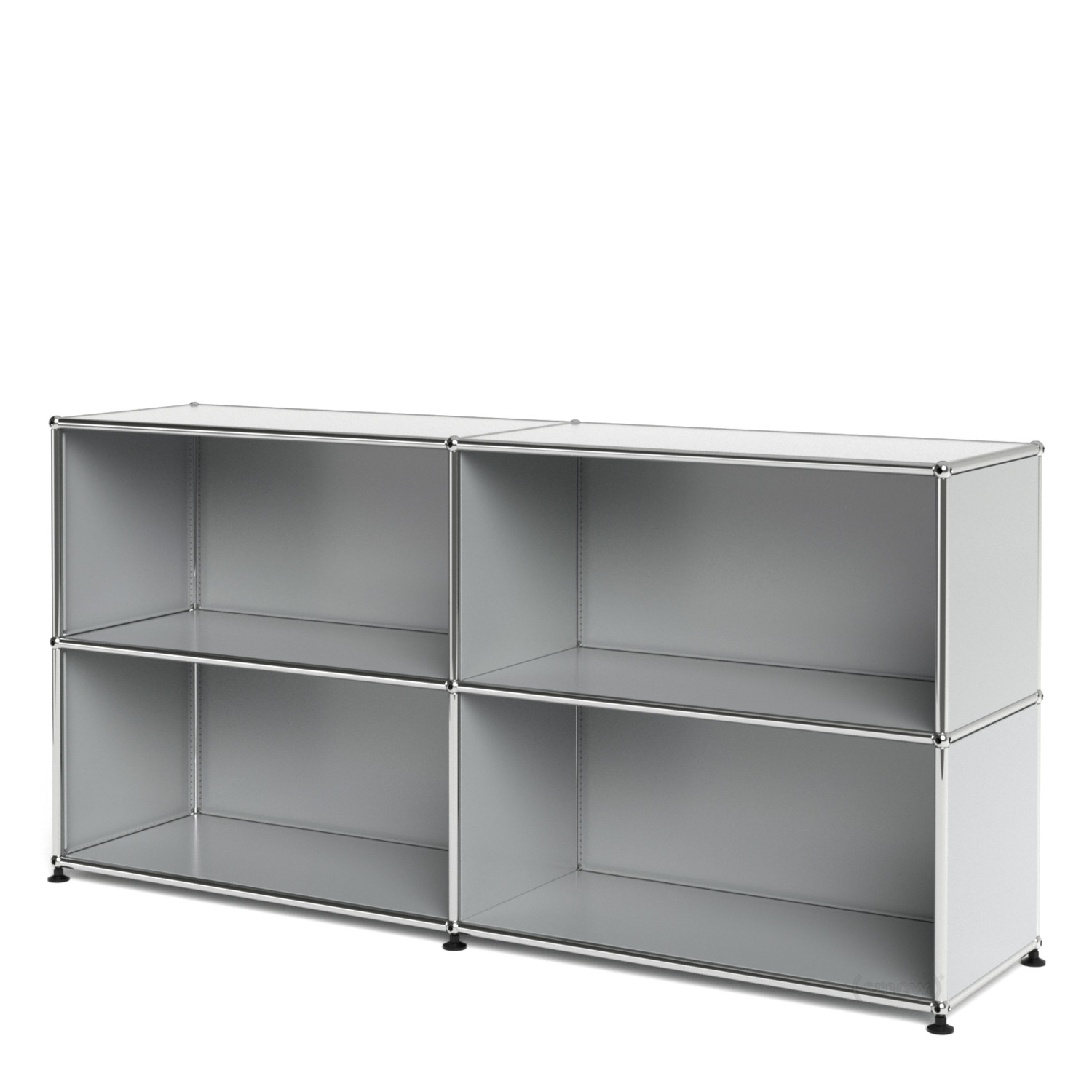 USM Haller Sideboard L offen, Lichtgrau RAL 7035 von Fritz Haller ... USM Haller Sideboard L offen, Lichtgrau RAL 7035 von Fritz Haller ...