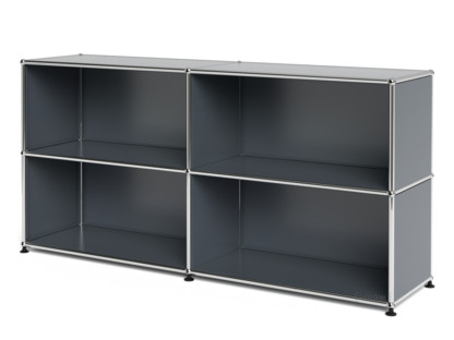 USM Haller Sideboard L offen Mittelgrau RAL 7005