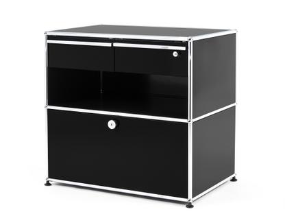 USM Haller Techniksideboard M Graphitschwarz RAL 9011