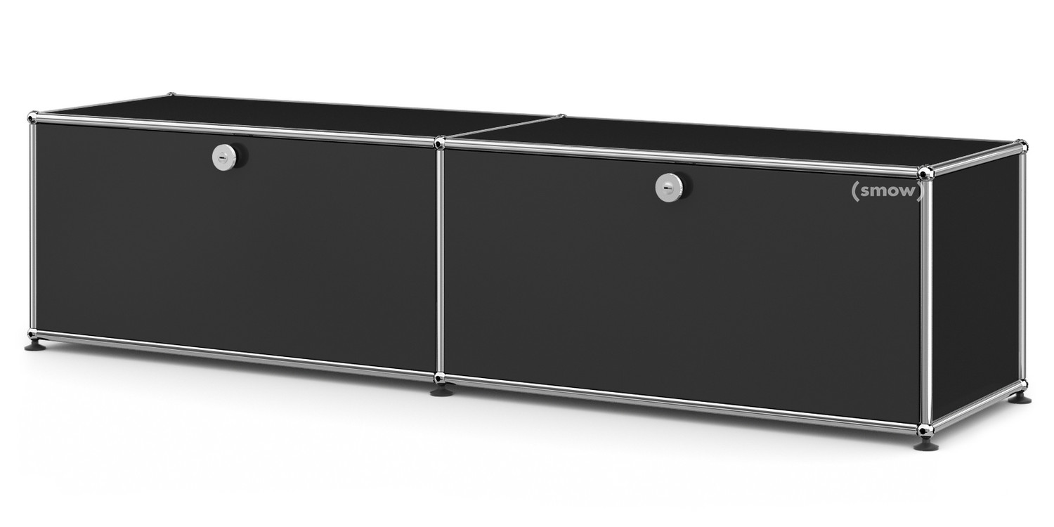 Original USM Haller Tablar 500 x 250 mm Außentablar Schwarz RAL 9011