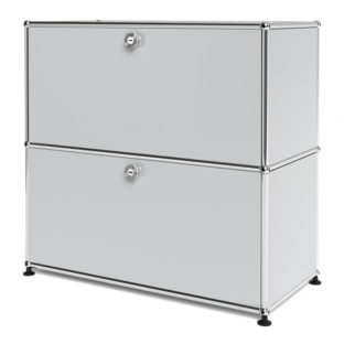 USM Haller Sideboard M, individualisierbar Lichtgrau RAL 7035|Mit Klappe|Mit Klappe