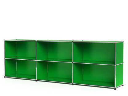USM Haller Sideboard XL, individualisierbar USM grün|Offen|Offen