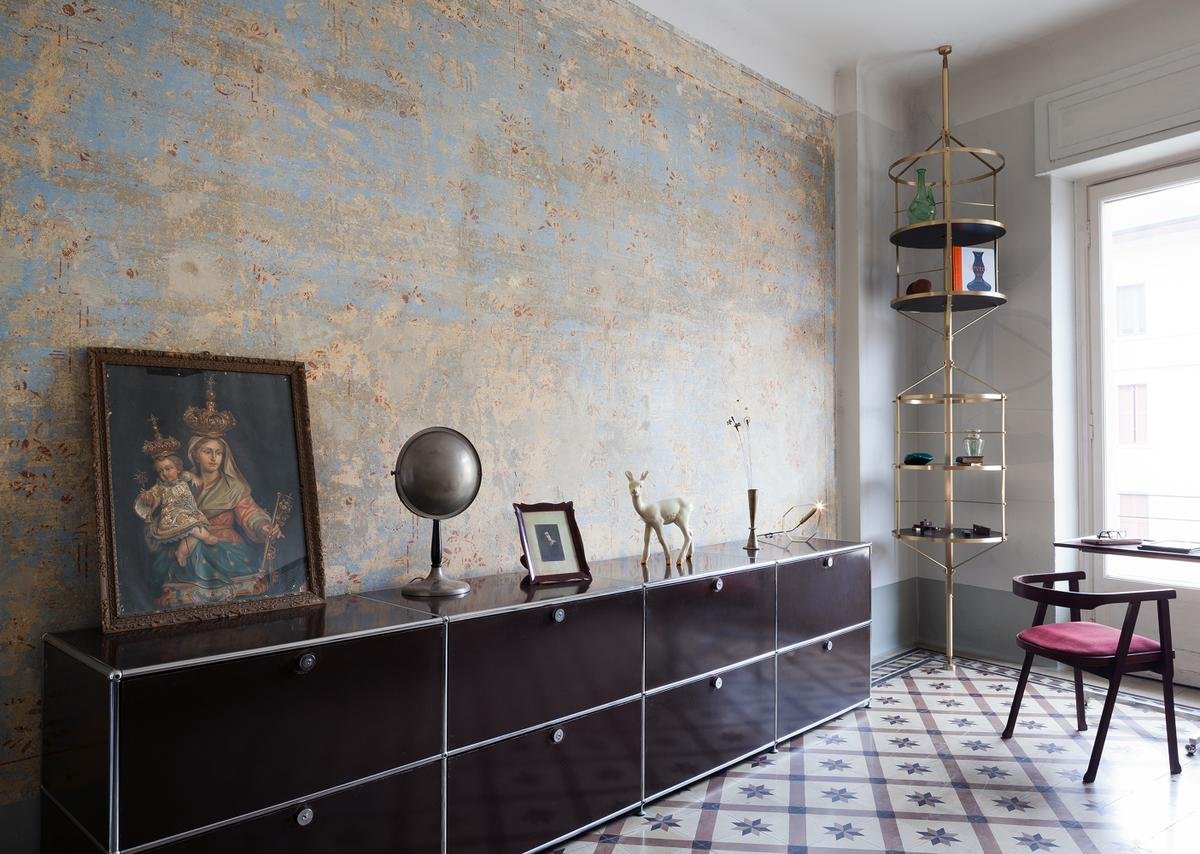USM Haller Sideboard XL, individualisierbar, Reinweiß RAL 9010, Mit 3 ...
