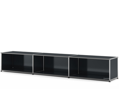 USM Haller Lowboard XL, individualisierbar Anthrazitgrau RAL 7016|Offen|35 cm