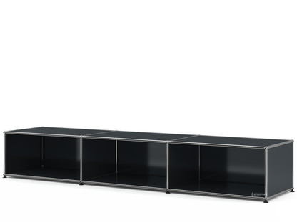 USM Haller Lowboard XL, individualisierbar Anthrazitgrau RAL 7016|Offen|50 cm