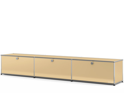 USM Haller Lowboard XL, individualisierbar USM beige|Mit 3 Klappen|35 cm