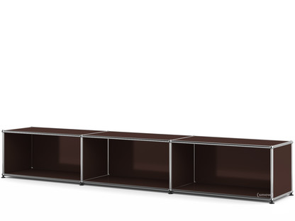 USM Haller Lowboard XL, individualisierbar USM braun|Offen|35 cm