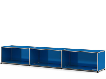 USM Haller Lowboard XL, individualisierbar Enzianblau RAL 5010|Offen|35 cm