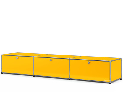 USM Haller Lowboard XL, individualisierbar Goldgelb RAL 1004|Mit 3 Klappen|50 cm