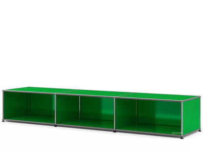 USM Haller Lowboard XL, individualisierbar USM grün|Offen|50 cm