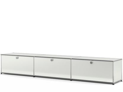 USM Haller Lowboard XL, individualisierbar Lichtgrau RAL 7035|Mit 3 Klappen|35 cm