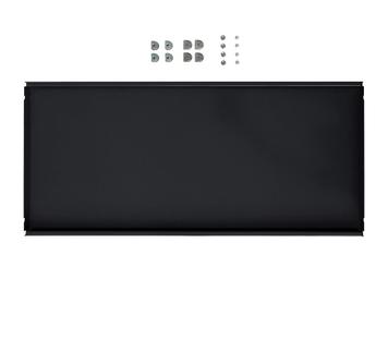 USM Haller Metall-Zwischentablar für USM Haller Regale Graphitschwarz RAL 9011|75 cm x 35 cm